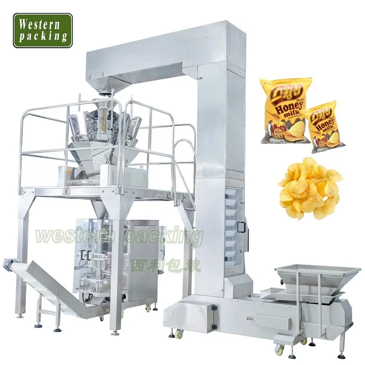 ملٹی ہیڈ اسکیل آلو پیکنگ مشین