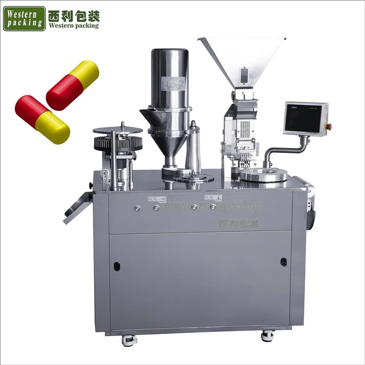 پاؤڈر کیپسول مشین کو بھرنا