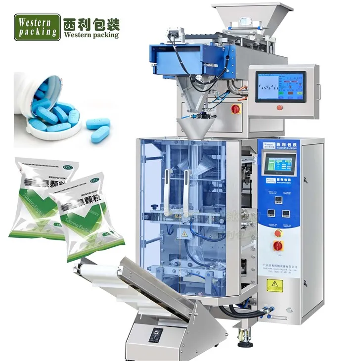 گولی کی گولیوں کا پاؤچ گنتی اور پیکنگ مشین